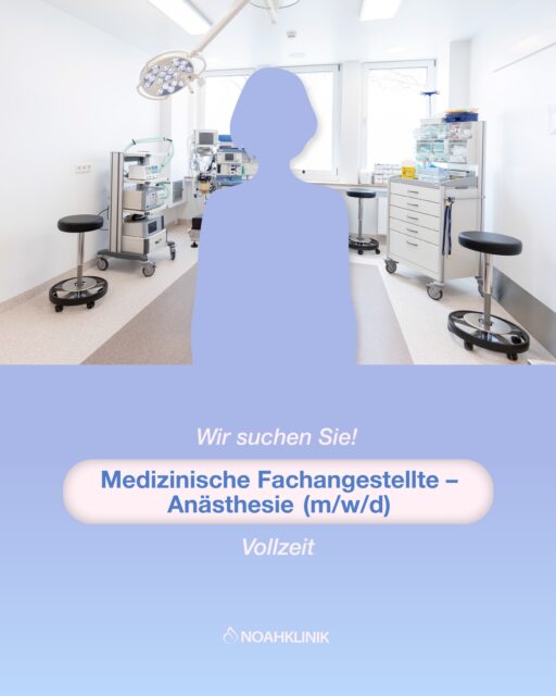 Wir suchen dich 👩‍⚕️✨ Medizinische Fachangestellte (m/w/d) (Anästhesie) für unser Team in Kassel 👉 Jetzt bewerben: jobs@noahklinik.de #jobshessen #plastischechirurgie #noahklinik #mfajobs #jobskassel