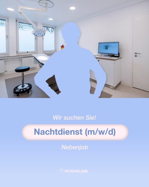 Wir suchen dich 🌙✨ MFA (m/w/d) / Nachtdienst / für unser Team in Kassel 👉 Jetzt bewerben: jobs@noahklinik.de #jobshessen #plastischechirurgie #noahklinik #mfajobs #jobskassel