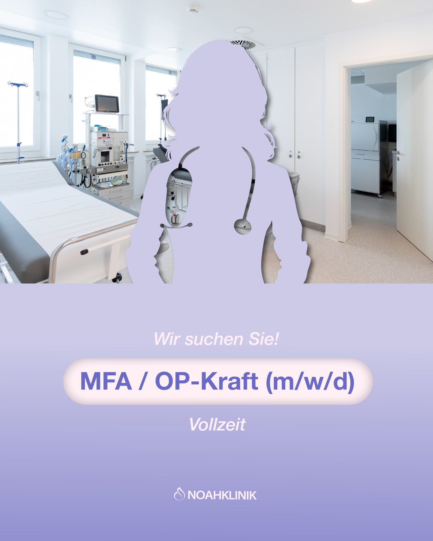 Wir suchen dich 👩⚕️✨ Medizinische Fachangestellte (m/w/d) (OP-Karft) für unser Team in Kassel 👉 Jetzt bewerben: jobs@noahklinik.de #jobshessen #plastischechirurgie #noahklinik #mfajobs #jobskassel