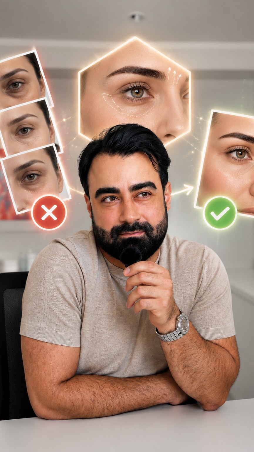 Undereye-Treatments im Ranking 👀✨ Welche Behandlung ist unser Favorit für die Augenpartie? Welches Treatment ist euer Favorit? 👇 #noahklinik #plastischechirurgie #undereye #unterlidstraffung #ranking