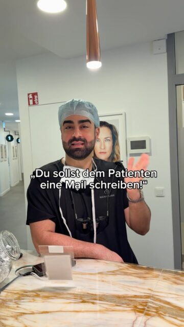 Die Antwort auf WhatsApp lässt zwar auf sich warten aber die E-Mail an den Patienten ist gleich raus 😂
#noahklinik #plastischechirurgie #ästhetischechirurgie #klinikalltag #behindthescenes