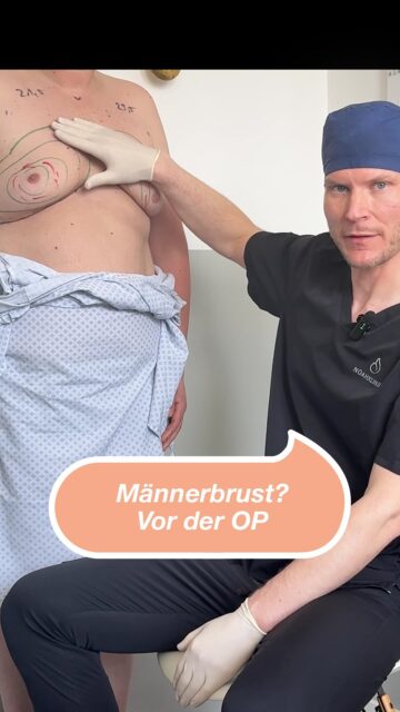Männerbrust – was tun? Dr. Eric Klingelhöfer zeigt direkt am Patienten, wie bei einer Gynäkomastie vorgegangen wird und erklärt die einzelnen Schritte der Behandlung. Transparenz, Aufklärung und individuelle Lösungen stehen bei uns im Fokus. #gynäkomastie #maennerbrust #noahklinik #quantumtechnologie #plastischechirurgie