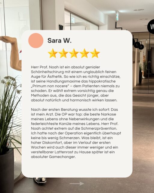 Words like these mean the world to us. Thank you very much for your trust and for your kind words to our patients and to our entire team, who give their all every day.🫶#PatientFeedback #PlasticSurgery #NoahClinic #Feedback #Facelift